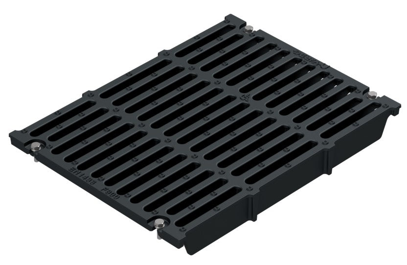 Gietijzeren rooster tbv roostergoot 600. F900. Inliggend. L=0,5m