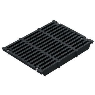 Cast iron grate for grate trough 600. F900. Inset. L=0.5m