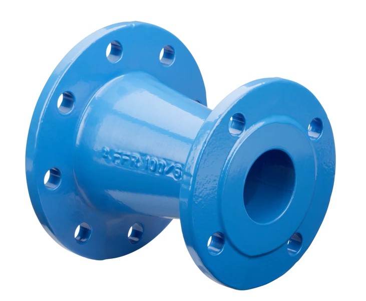 Reduzierflansch aus Gusseisen DN150-DN100mm