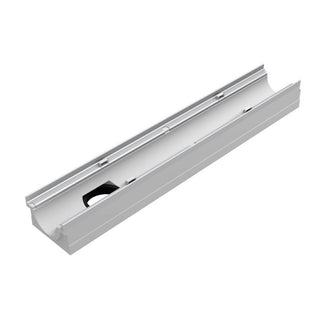 Top 100 Gutter. L=1m. H=110mm, bottom outlet 110mm. C250KN