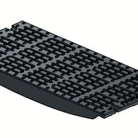 Cast iron grate for grate gutter 800. D400. Inset. L=0.5m