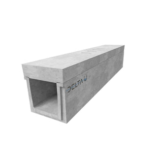 Grate gutter 6030. D400. Surface-mounted grille. L=2m. For concrete grid
