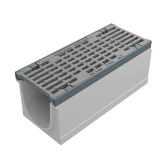 Grate gutter Maxi 150. L=0.5m. Long bar grate. H=210mm. F900KN