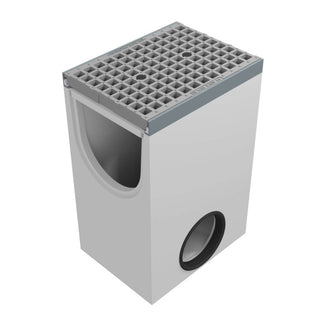 Maxi Pro 400 sand trap. L=0.5m. Mesh grate. 200mm outlet. E600KN