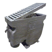 Cast iron street gully 2357TP1. PVC bottom outlet 160. lxwxh=665x230x572mm