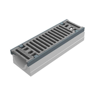 Grate gutter 100mm wide. Maxi 100. L=0.5m. Slot grille. C250KN