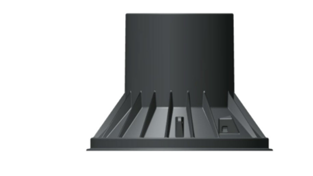 PE-Verlängerungswelle Mikroplastikabscheider Trithon. Höhe 800 mm