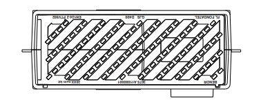 Gietijzeren straatkolk 3040LP7. PVC zijuitlaat 160. lxbxh=750x295x403mm