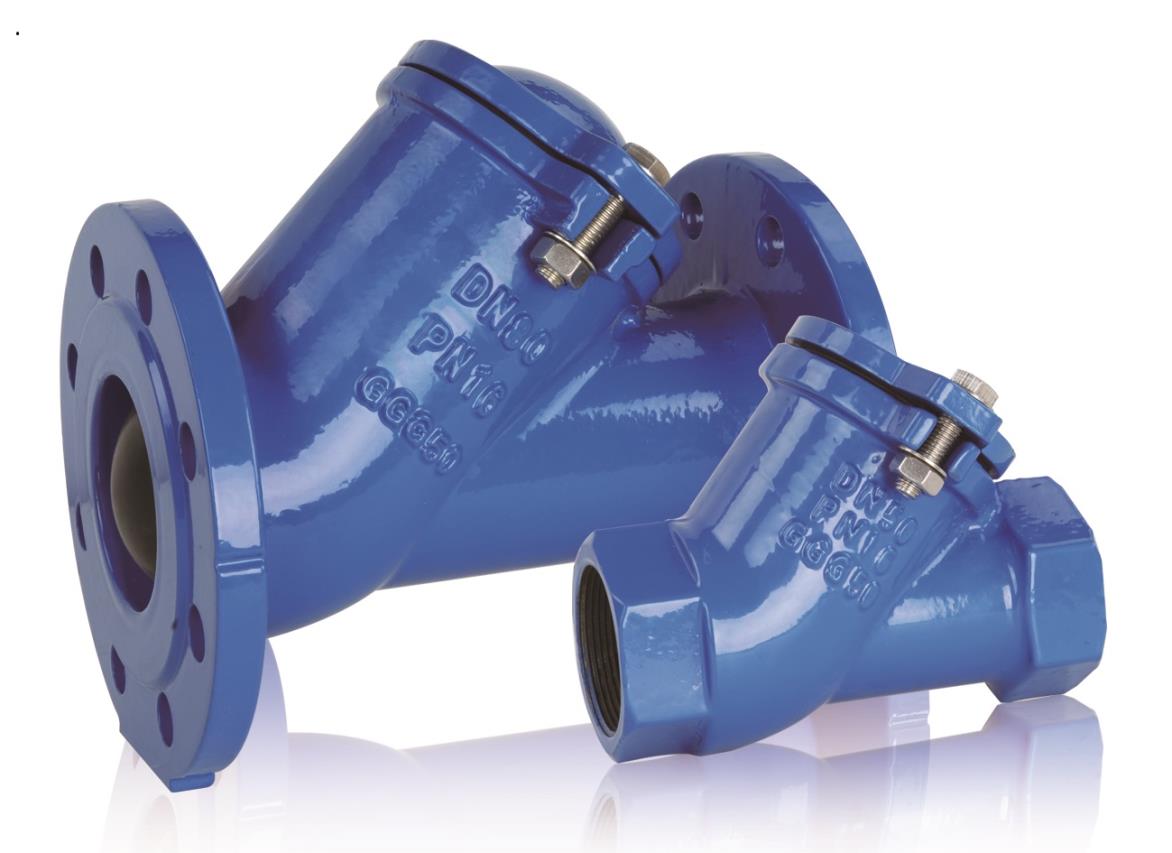 Ball check valve DN150, PN10/16, Cast iron, flanged connection
