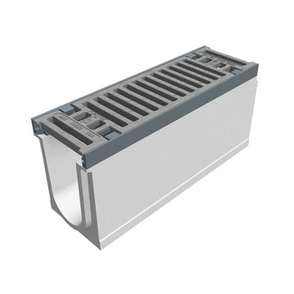 Grate gutter Maxi 100. L=0.5m. Slot grille. H=235mm. C250KN