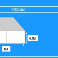 Prefab infiltratiekrat 400 l, omhuld met geotextiel. SLW 30