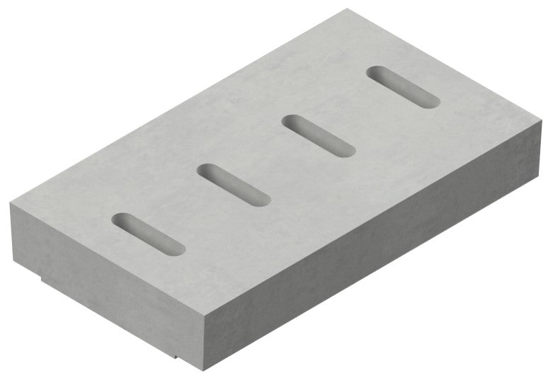 Concrete grid grid gutter 600. D400. Upright. L=1m