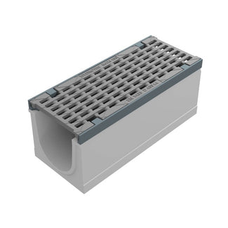 Grate gutter Maxi 150. L=0.5m. Long bar grate. H=210mm. D400KN