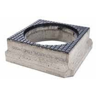 Concrete cast iron well edge Basic, 240mm high. Daylight opening 520mm. D400KN. VW