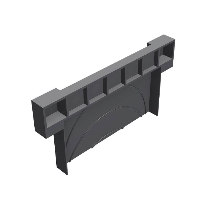 PE-Endplatte schließt 100-mm-Rinne. Top/Maxi 100