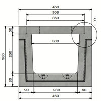Cable duct 3025. A15. Inset lid. L=2m