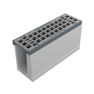 Grate gutter 100mm wide. Maxi 100. L=0.5m. Mesh grid. E600KN