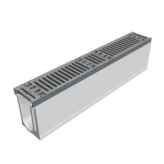 Grate gutter Maxi 100. L=1m. Slot grille. H=260mm. C250KN