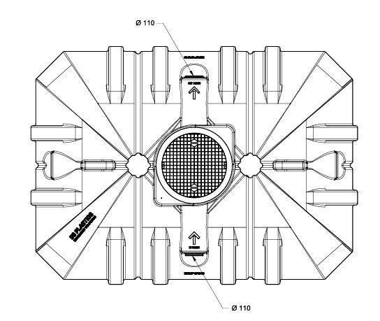 Regenwatertank Easy Rain 7.500 l