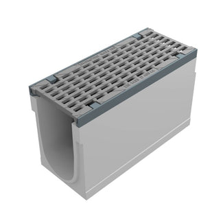 Grate gutter Maxi 150. L=0.5m. Long bar grate. H=310mm. D400KN