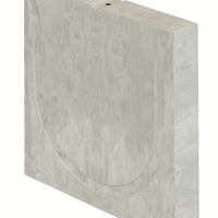 Sluitplaat verholen goot 500mm. Zonder afdichtingsrubber