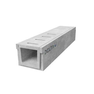 Grate gutter 4030. D400. Inset grille. L=1m. For concrete grid