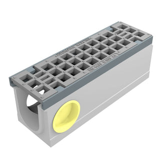 Grate gutter 100mm wide. Maxi 100. L=0.5m. Mesh grid. E600KN