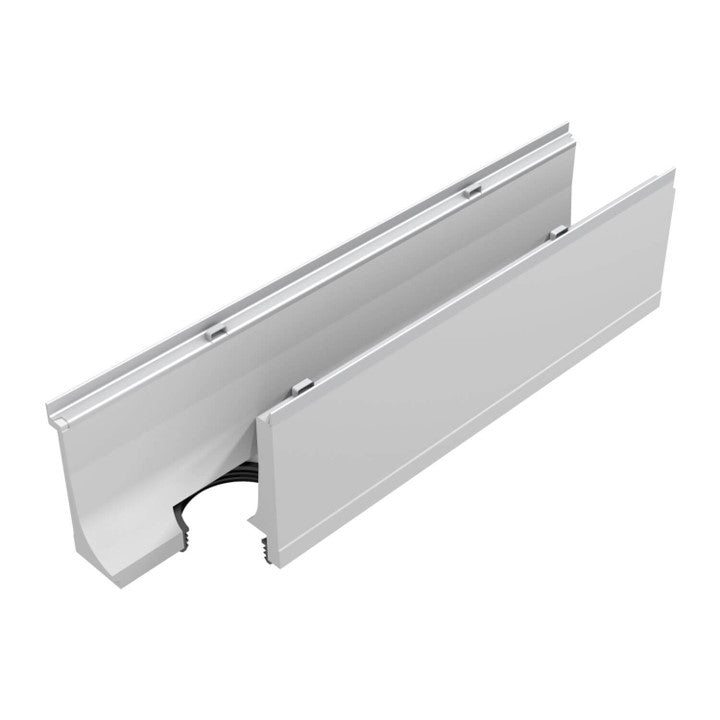 Gitterrinne Top 150. L=1m. H=260mm, Bodenablauf 160mm. C250KN