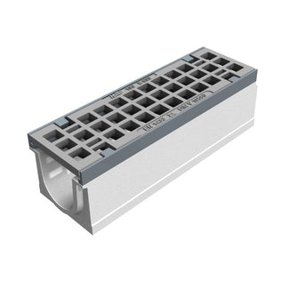 Grate gutter 100mm wide. Maxi 100. L=0.5m. Mesh grid. E600KN