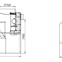 Koaleszenzabscheider 80l/s. Schlammfang 8.000l. D400KN. Stahl