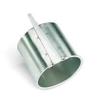 Support bush for PE pipe 125mm with wedge. Stainless steel 304. SDR 17