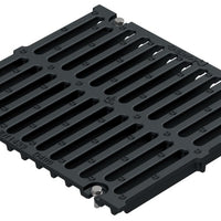 Cast iron grate for grate gutter 500. D400. Inset. L=0.5m