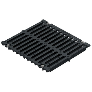 Cast iron grate for grate gutter 500. D400. Inset. L=0.5m