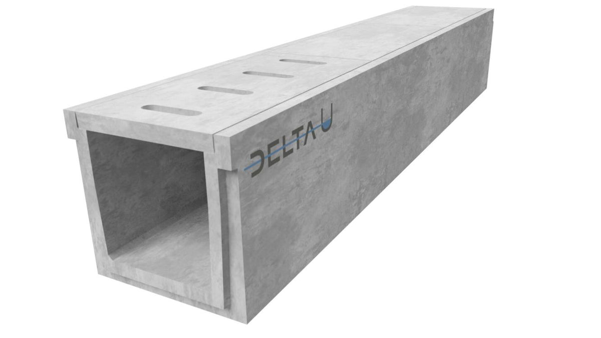 Grate gutter 5045. A15. Inset grille. L=1m. For concrete grid