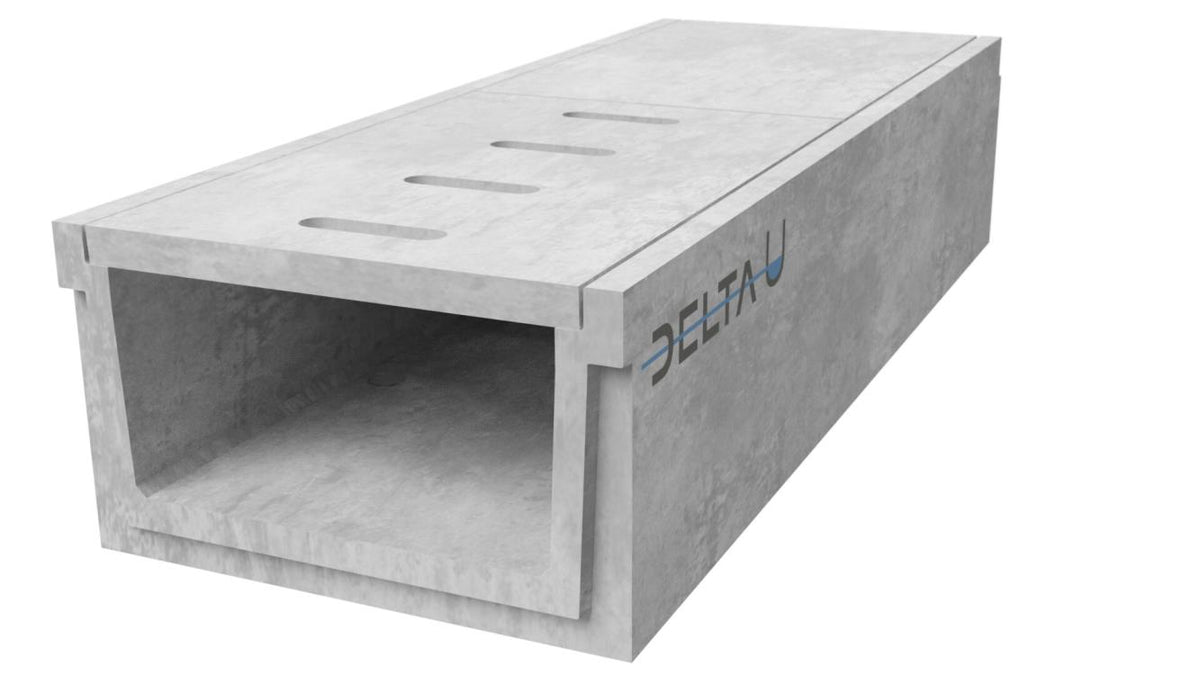 Grate gutter 6030. A15. Inset grille. L=1m. For concrete grid