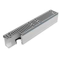 Grate gutter 100mm wide. Maxi 100. L=1m. Slot grille. C250KN