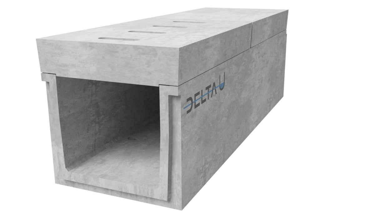 Grate gutter 5045. D400. Surface-mounted grille. L=1m. For concrete grid