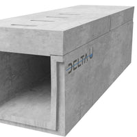 Grate gutter 5045. D400. Surface-mounted grille. L=1m. For concrete grid