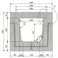 Cable duct 2020. A15. Inset lid. L=2m