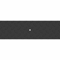 Galvanized steel checker plate cover P200, black. L=0.5m. E600KN