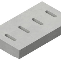 Concrete grid grid gutter 500. D400. Upright. L=1m