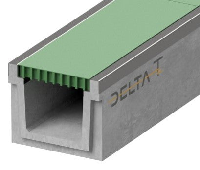 Cable duct cover 400. C250. Inset. L=1m. Plastic