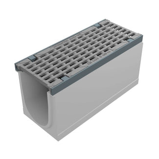 Grate gutter Maxi 150. L=0.5m. Long bar grate. H=260mm. D400KN