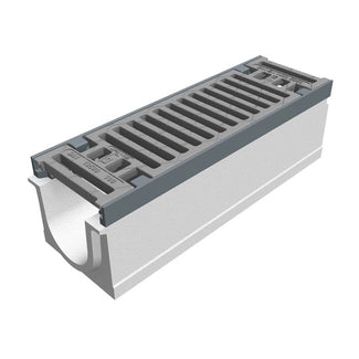 Grate gutter 100mm wide. Maxi 100. L=0.5m. Slot grille. C250KN