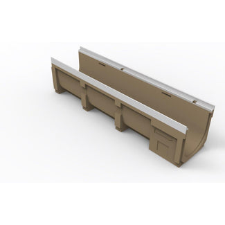 Polymeerbetonnen kabelgoot P200. L=1m. H=120mm. E600KN - Copy