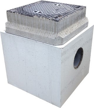 Betonkontrollschacht BCE 110. Anschlüsse 110mm. Klasse D400KN