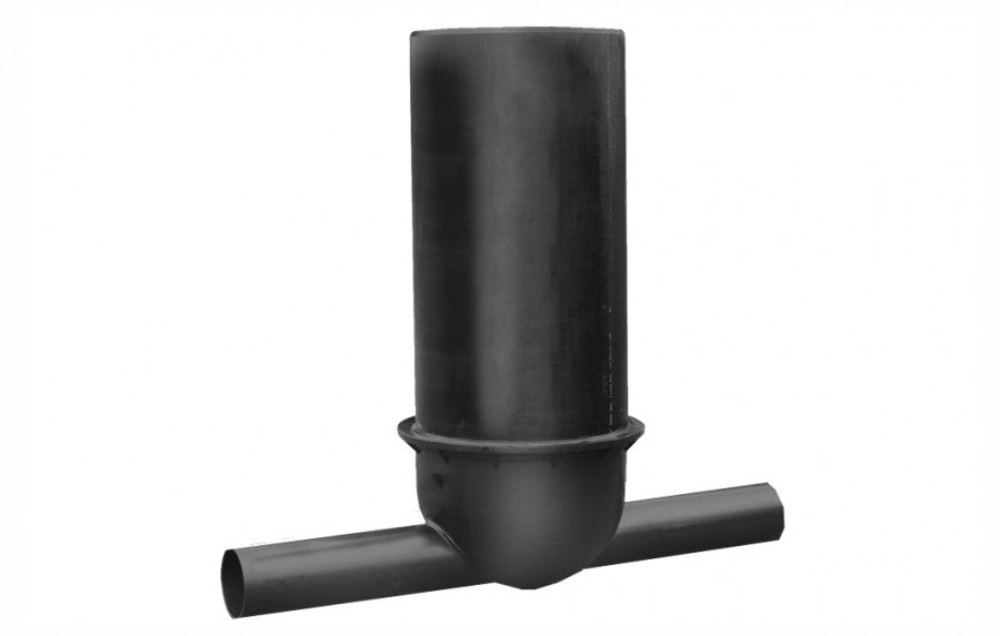 PE bolle bodem inspectieput 600mm. Hoogte 1800mm