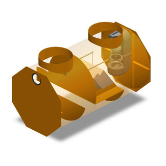 Coalescentieafscheider 150l/s. Slibvang 15.000l. D400KN. Staal