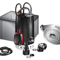 Grundfos multibox submersible pump Unilift CC7 A1. 15m discharge hose