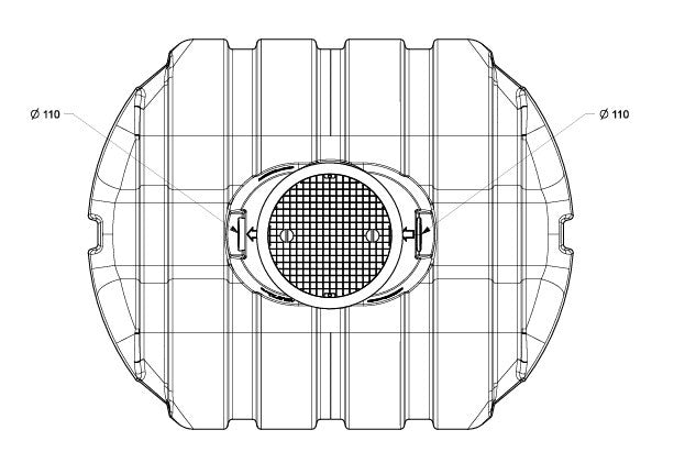 Rainwater tank Easy Rain 1,500 l